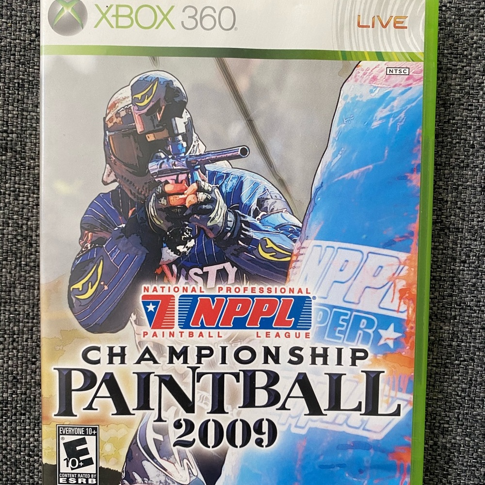 USED XBOX 360 NPPL Championship Paintball Game